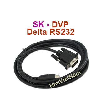 Cáp kết nối HMI Samkoon với PLC Delta DVP Series