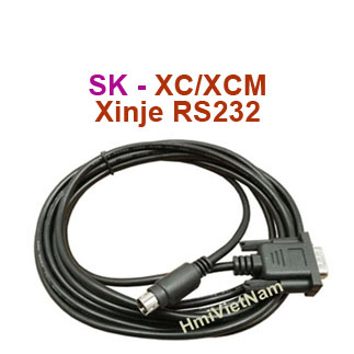 Cáp kết nối HMI Samkoon với PLC Xinje XC,XCM Series