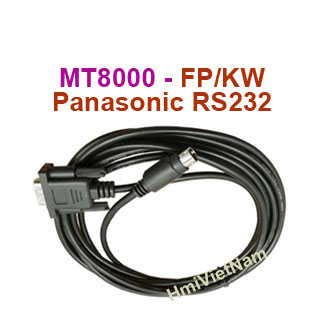 Cáp kết nối HMI Weintek MT8071iE với PLC Panasonic FP,KW Series