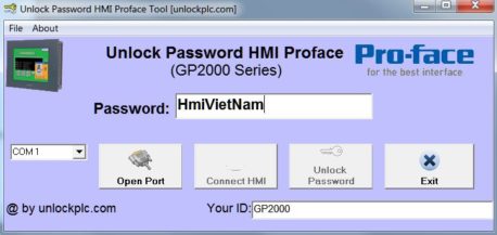 Crack Password HMI Proface