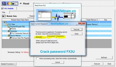 Crack Password PLC FX3U